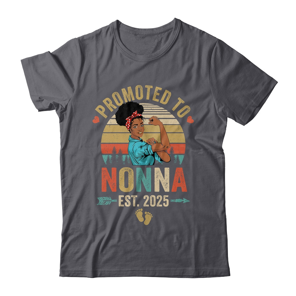 Promoted To Nonna Est 2025 Vintage First Time Nonna Shirt & Tank Top | siriusteestore