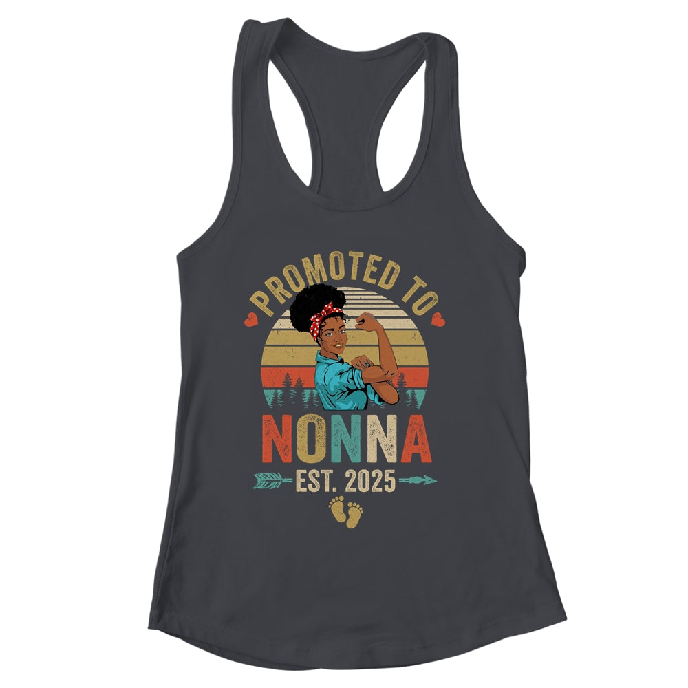 Promoted To Nonna Est 2025 Vintage First Time Nonna Shirt & Tank Top | siriusteestore