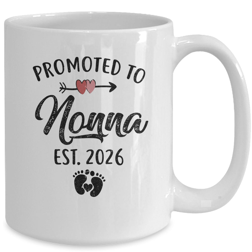 Promoted To Nonna Est 2026 First Time Mothers Day Mug | siriusteestore