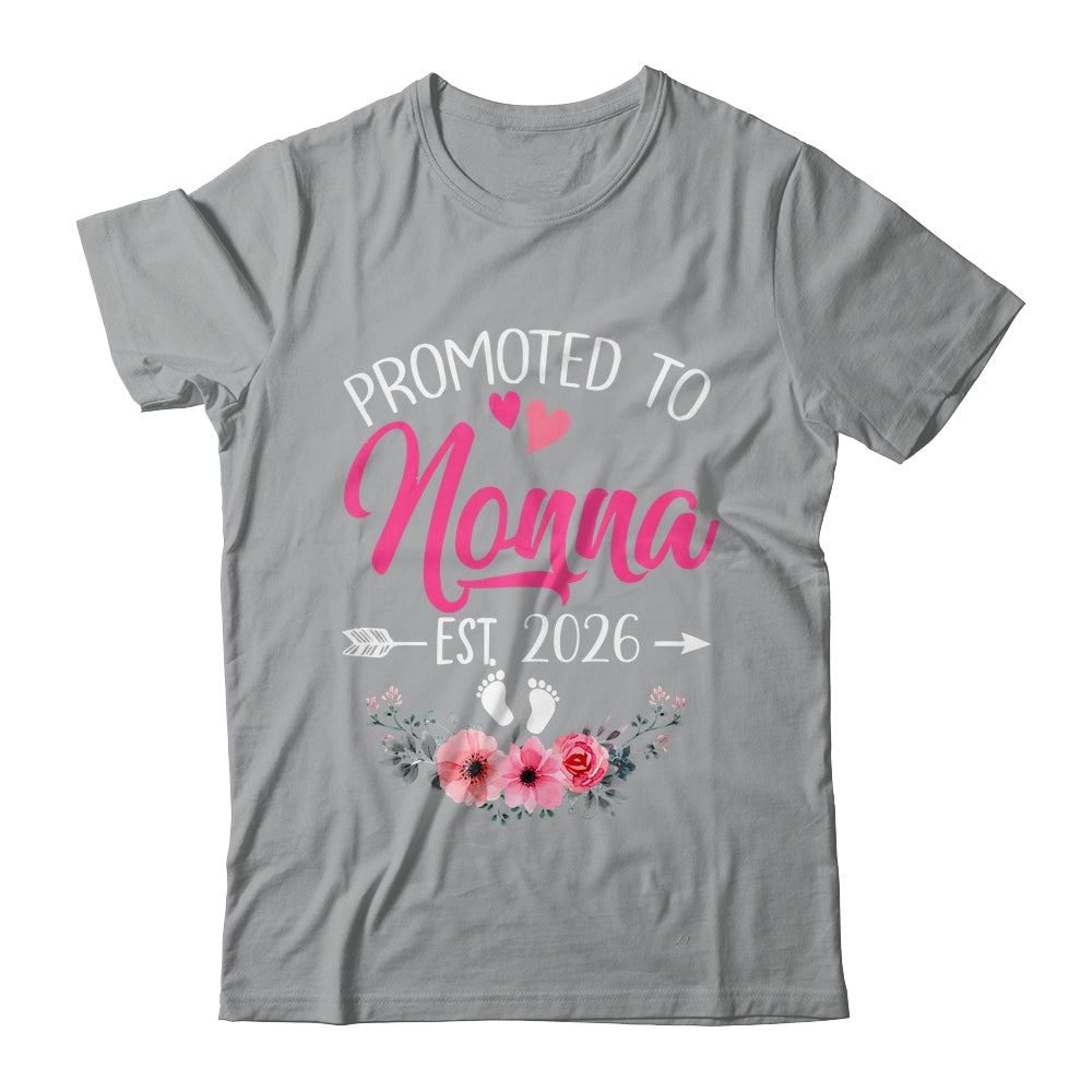 Promoted To Nonna Est 2026 Mothers Day First Time Shirt & Tank Top | siriusteestore