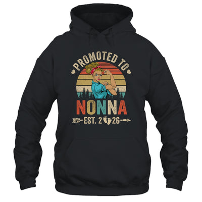 Promoted To Nonna Est 2026 Retro First Time Nonna Shirt & Tank Top | siriusteestore