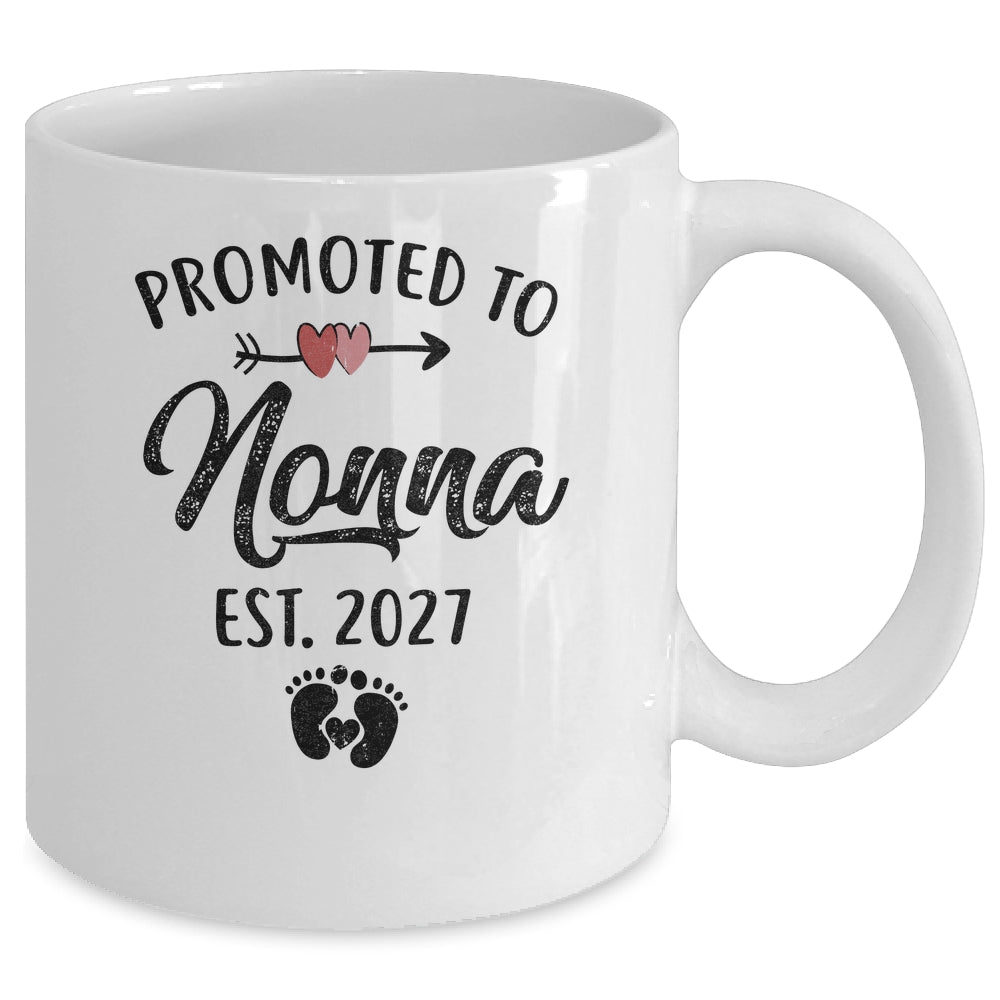 Promoted To Nonna Est 2027 First Time Mothers Day Mug | siriusteestore