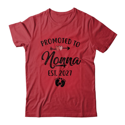 Promoted To Nonna Est 2027 First Time Mothers Day Shirt & Hoodie | siriusteestore