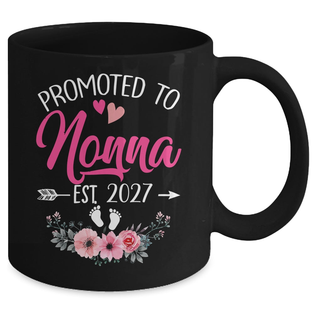 Promoted To Nonna Est 2027 Mothers Day First Time Mug | siriusteestore