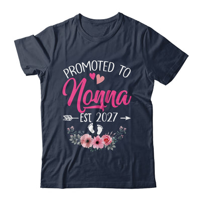 Promoted To Nonna Est 2027 Mothers Day First Time Shirt & Tank Top | siriusteestore