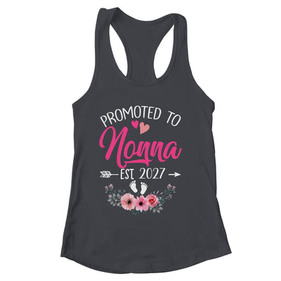 Promoted To Nonna Est 2027 Mothers Day First Time Shirt & Tank Top | siriusteestore