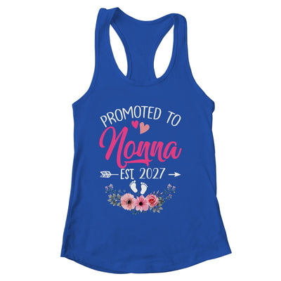 Promoted To Nonna Est 2027 Mothers Day First Time Shirt & Tank Top | siriusteestore