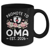 Promoted To Oma 2026 First Time Floral New Oma Mug | siriusteestore