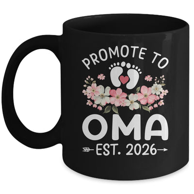 Promoted To Oma 2026 First Time Floral New Oma Mug | siriusteestore