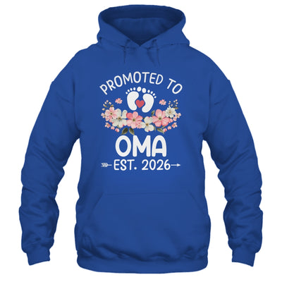 Promoted To Oma 2026 First Time Floral New Oma Shirt & Hoodie | siriusteestore