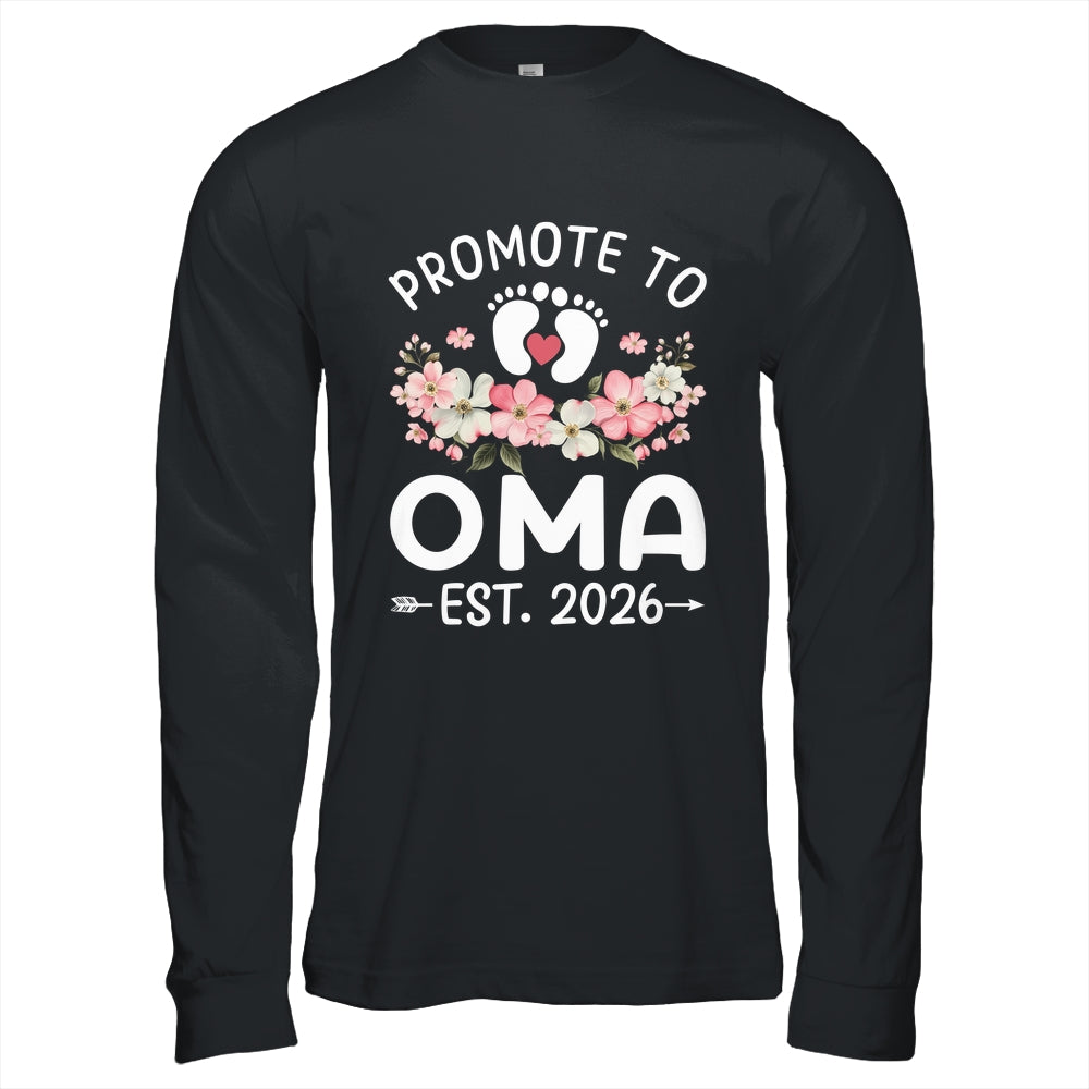 Promoted To Oma 2026 First Time Floral New Oma Shirt & Hoodie | siriusteestore