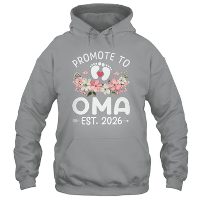 Promoted To Oma 2026 First Time Floral New Oma Shirt & Hoodie | siriusteestore