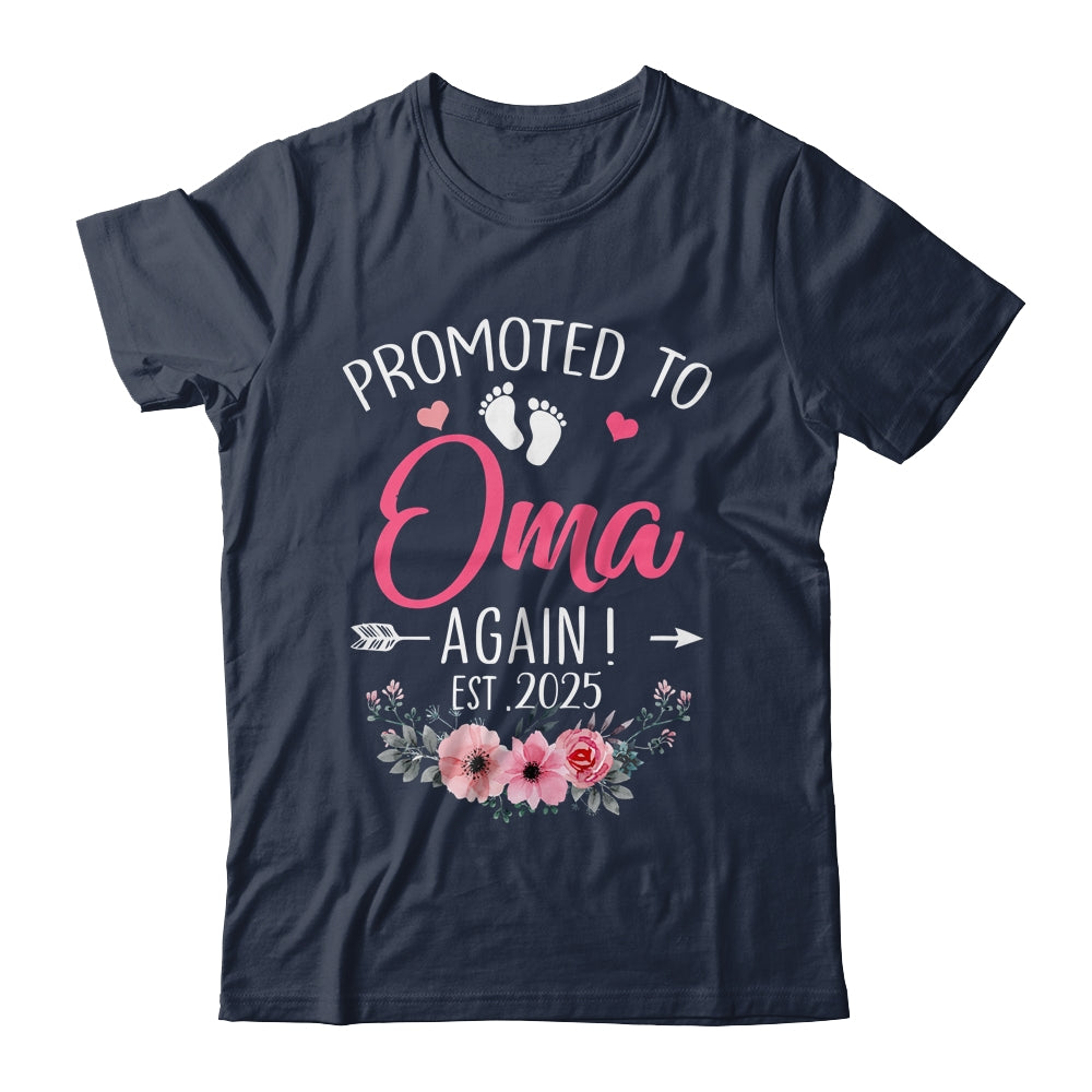 Promoted To Oma Again Est 2025 Mothers Day Shirt & Tank Top | siriusteestore