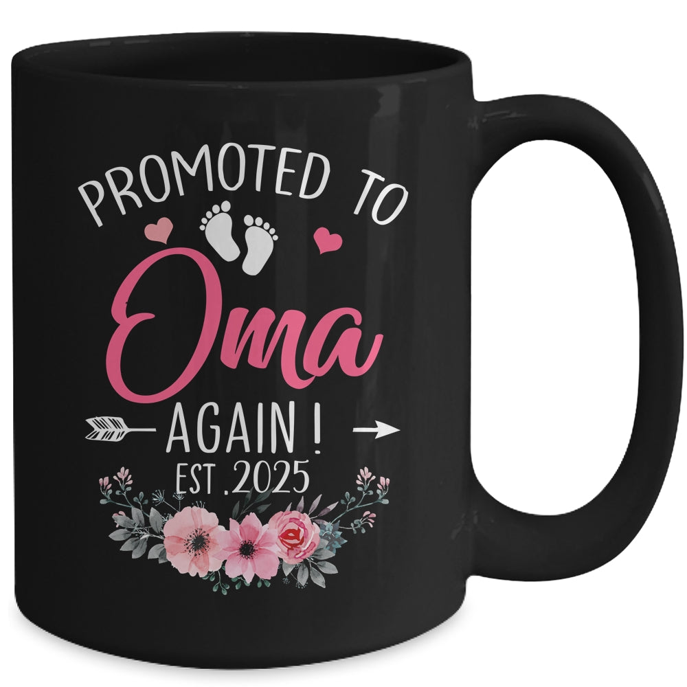 Promoted To Oma Again Est 2025 Mothers Day Mug | siriusteestore