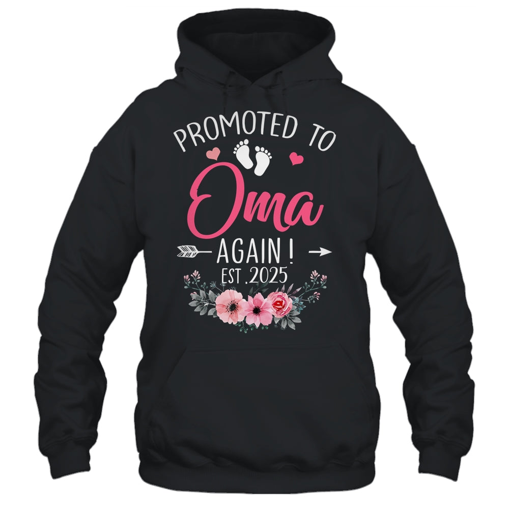 Promoted To Oma Again Est 2025 Mothers Day Shirt & Tank Top | siriusteestore