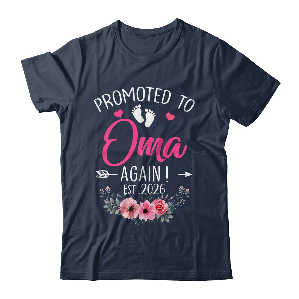 Promoted To Oma Again Est 2026 Mothers Day Shirt & Tank Top | siriusteestore