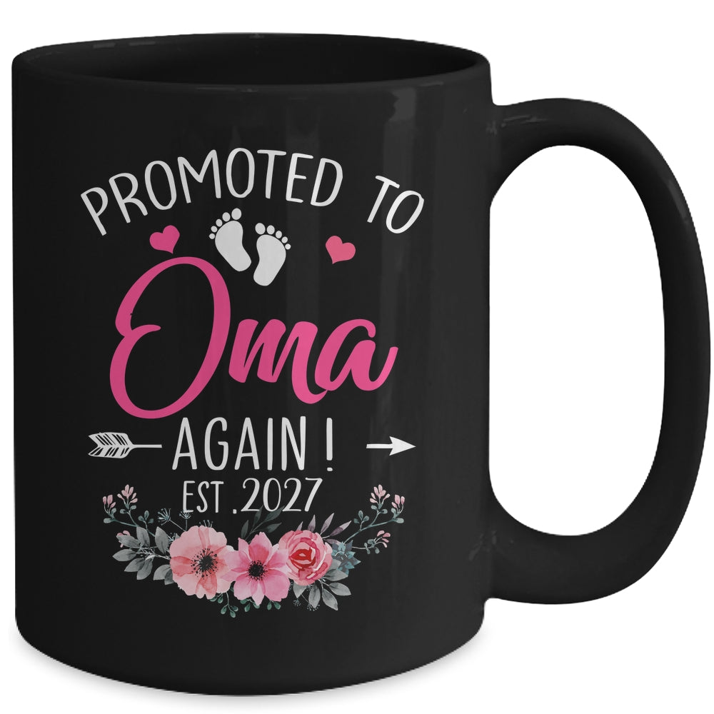 Promoted To Oma Again Est 2027 Mothers Day Mug | siriusteestore