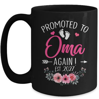 Promoted To Oma Again Est 2027 Mothers Day Mug | siriusteestore
