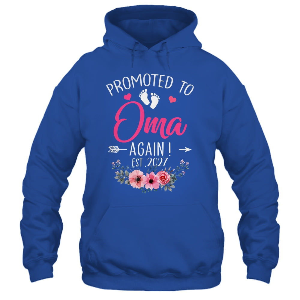 Promoted To Oma Again Est 2027 Mothers Day Shirt & Tank Top | siriusteestore