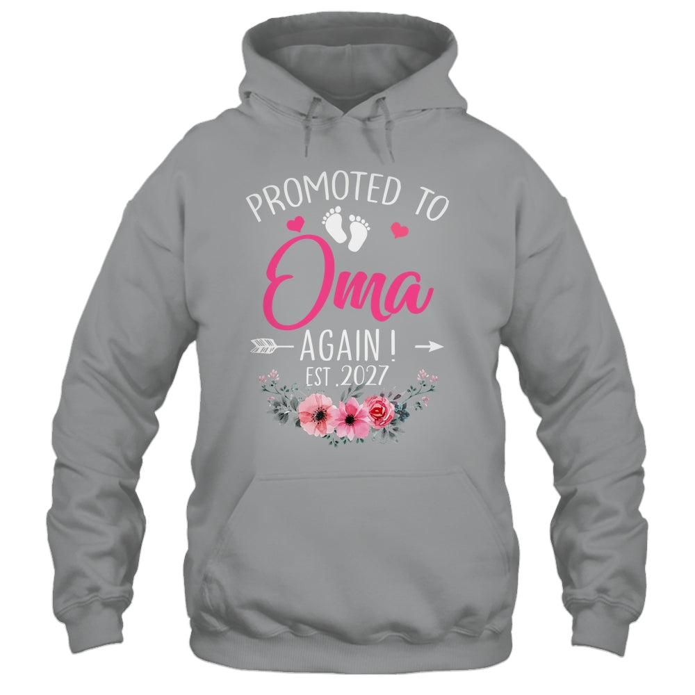 Promoted To Oma Again Est 2027 Mothers Day Shirt & Tank Top | siriusteestore