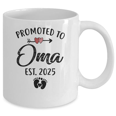 Promoted To Oma Est 2025 First Time Mothers Day Mug | siriusteestore