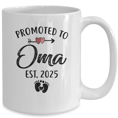 Promoted To Oma Est 2025 First Time Mothers Day Mug | siriusteestore