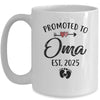 Promoted To Oma Est 2025 First Time Mothers Day Mug | siriusteestore