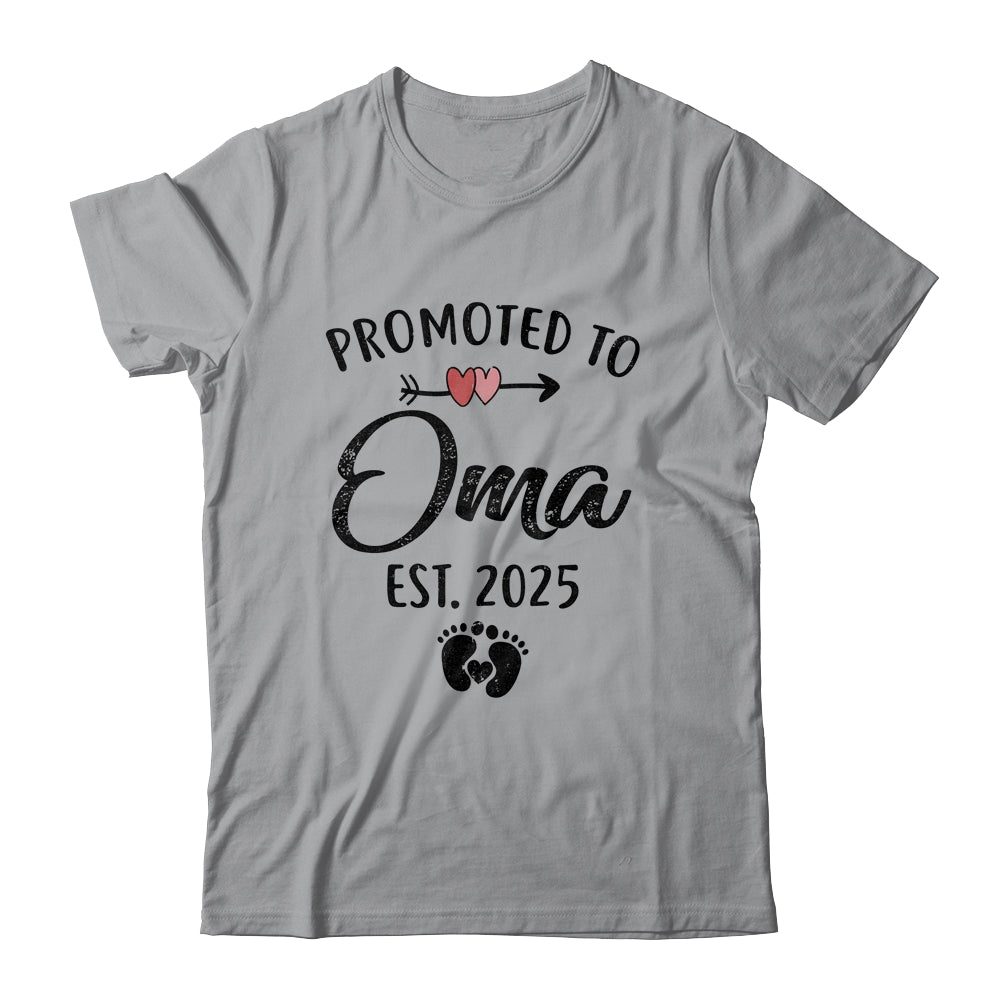 Promoted To Oma Est 2025 First Time Mothers Day Shirt & Tank Top | siriusteestore