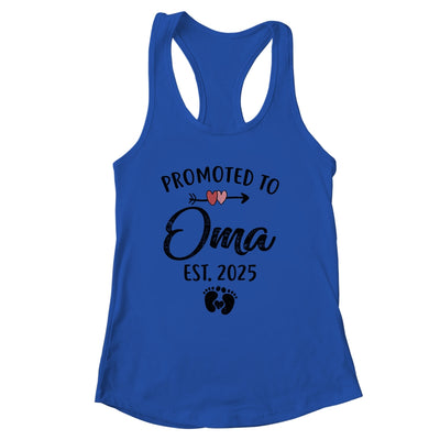 Promoted To Oma Est 2025 First Time Mothers Day Shirt & Tank Top | siriusteestore