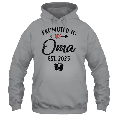 Promoted To Oma Est 2025 First Time Mothers Day Shirt & Tank Top | siriusteestore