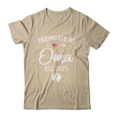 Promoted To Oma Est 2025 Funny First Time Mothers Day Shirt & Tank Top | siriusteestore