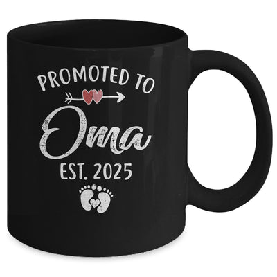 Promoted To Oma Est 2025 Funny First Time Mothers Day Mug | siriusteestore