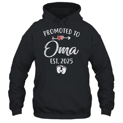 Promoted To Oma Est 2025 Funny First Time Mothers Day Shirt & Tank Top | siriusteestore