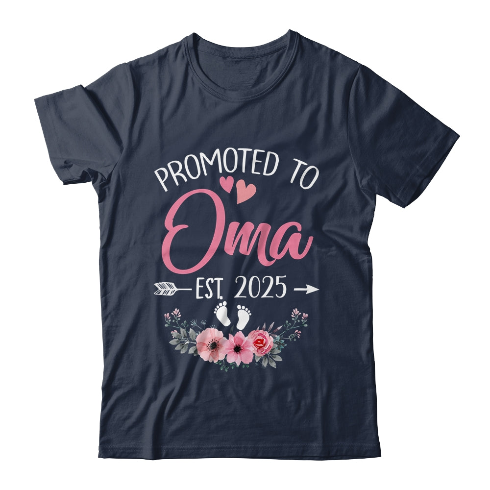Promoted To Oma Est 2025 Mothers Day First Time Shirt & Tank Top | siriusteestore
