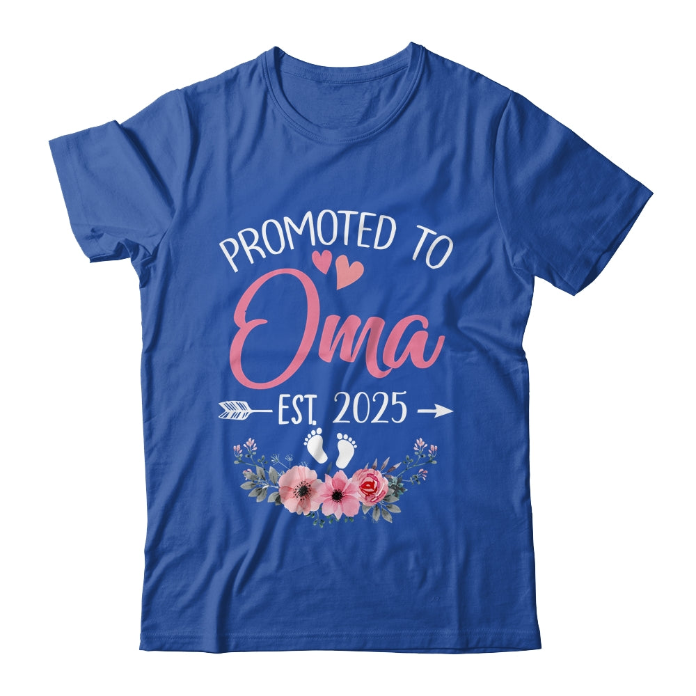 Promoted To Oma Est 2025 Mothers Day First Time Shirt & Tank Top | siriusteestore