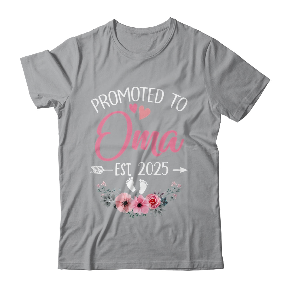 Promoted To Oma Est 2025 Mothers Day First Time Shirt & Tank Top | siriusteestore