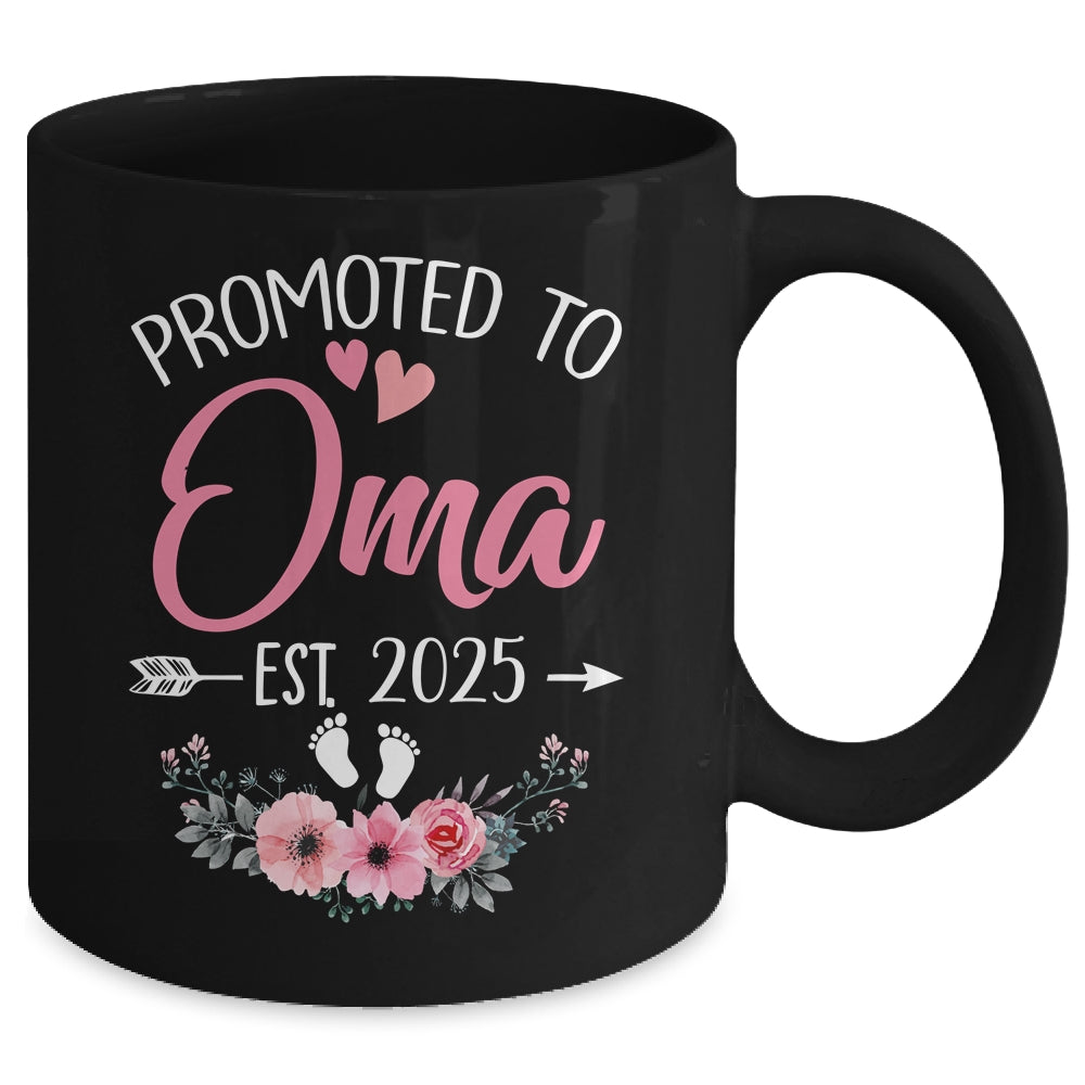 Promoted To Oma Est 2025 Mothers Day First Time Mug | siriusteestore