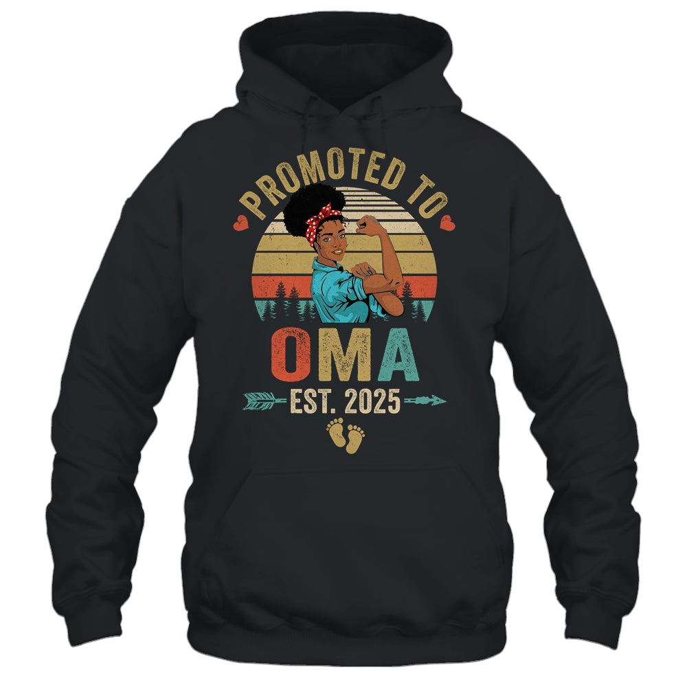 Promoted To Oma Est 2025 Vintage First Time Oma Shirt & Tank Top | siriusteestore