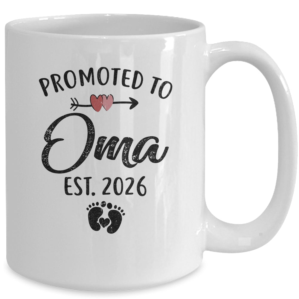 Promoted To Oma Est 2026 First Time Mothers Day Mug | siriusteestore