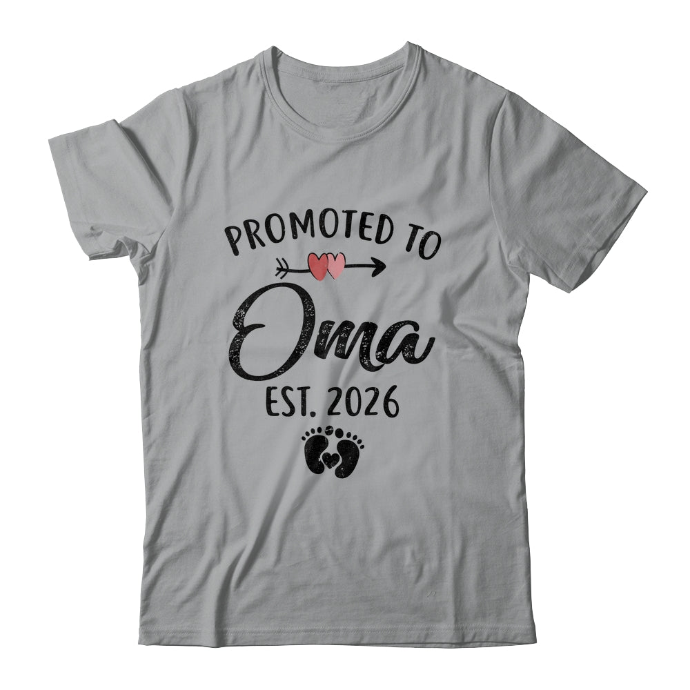 Promoted To Oma Est 2026 First Time Mothers Day Shirt & Hoodie | siriusteestore