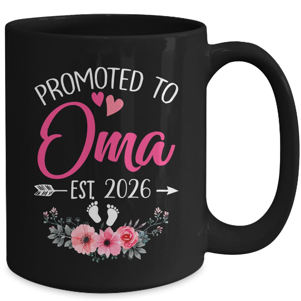Promoted To Oma Est 2026 Mothers Day First Time Mug | siriusteestore