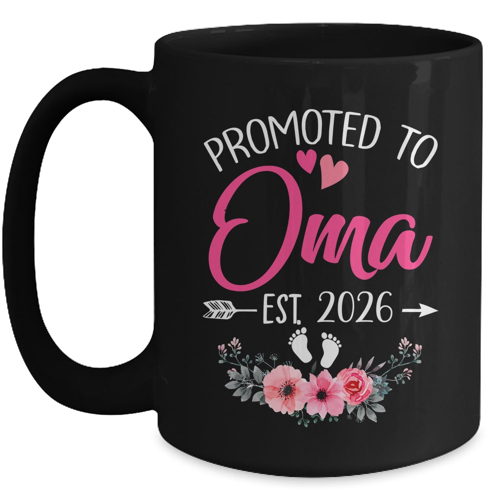 Promoted To Oma Est 2026 Mothers Day First Time Mug | siriusteestore