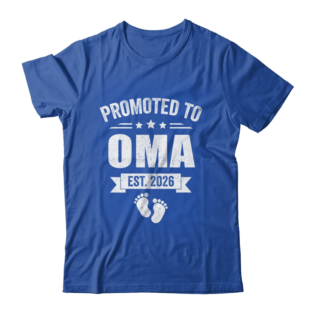 Promoted To Oma Est 2026 Mothers Day First Time New Oma Shirt & Hoodie | siriusteestore