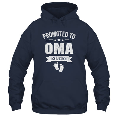 Promoted To Oma Est 2026 Mothers Day First Time New Oma Shirt & Hoodie | siriusteestore