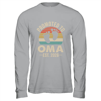 Promoted To Oma Est 2026 Mothers Day Vintage Shirt & Hoodie | siriusteestore