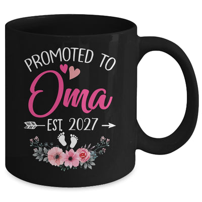Promoted To Oma Est 2027 Mothers Day First Time Mug | siriusteestore