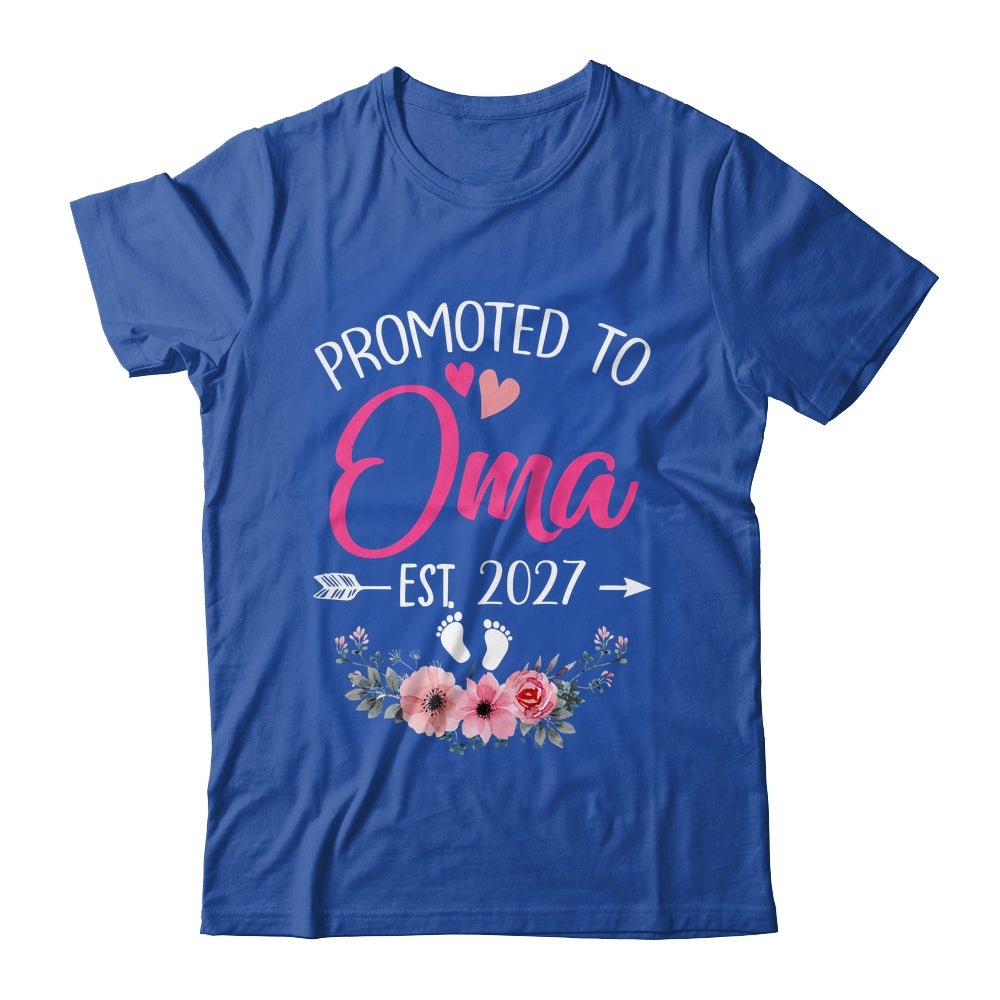 Promoted To Oma Est 2027 Mothers Day First Time Shirt & Tank Top | siriusteestore