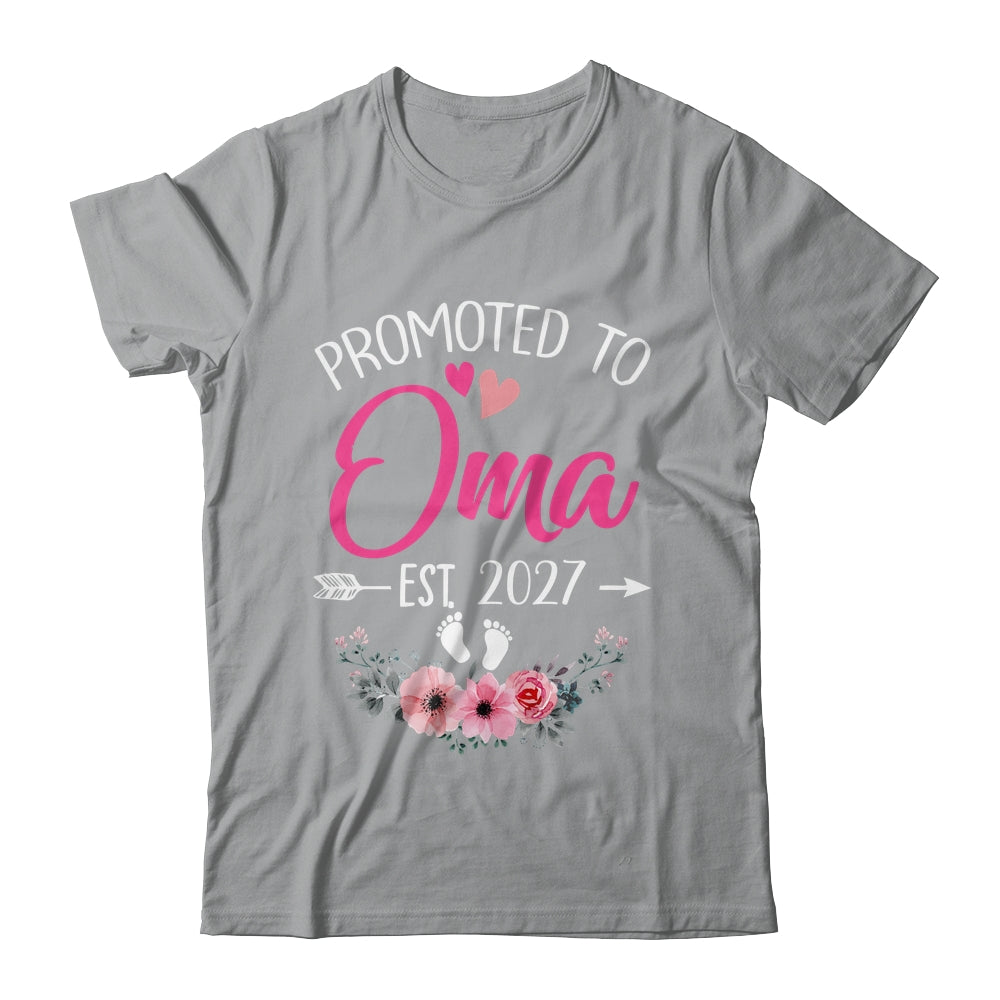 Promoted To Oma Est 2027 Mothers Day First Time Shirt & Tank Top | siriusteestore