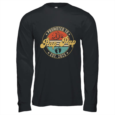 Promoted To Pap Pap 2025 Pregnancy New First Pap Pap Retro Shirt & Hoodie | siriusteestore