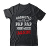 Promoted To Pap Pap Again 2026 Pregnancy Announcement Shirt & Hoodie | siriusteestore